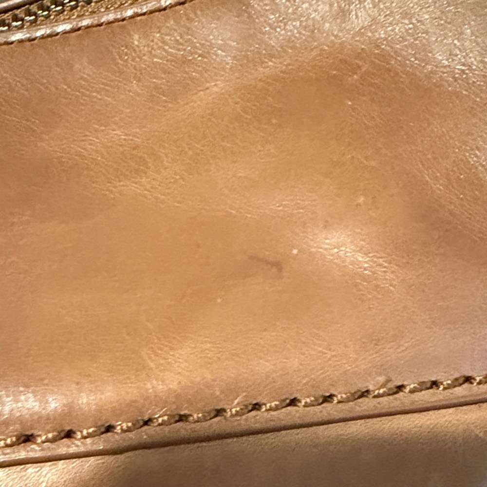 The Sak Almeda Two-Tone Brown & Tan Leather Shoulder Bag - Picture 9 of 13